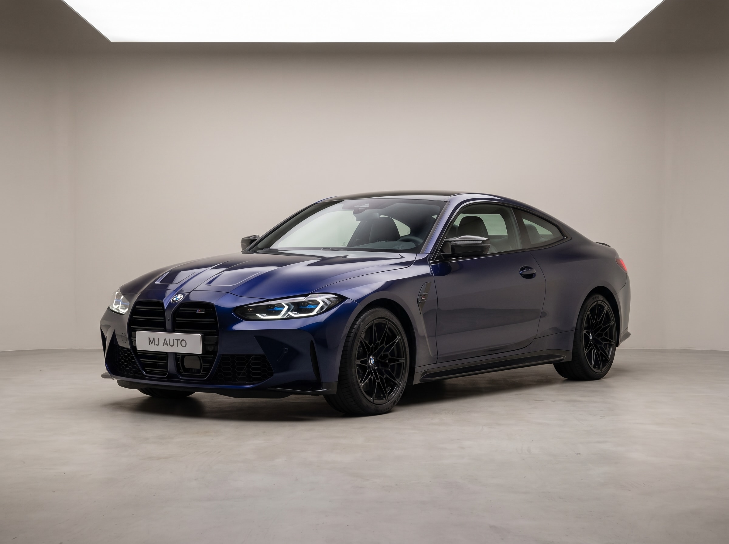 2022 BMW M4 Competition in the MJ Auto studio - AI-generated demo illustration