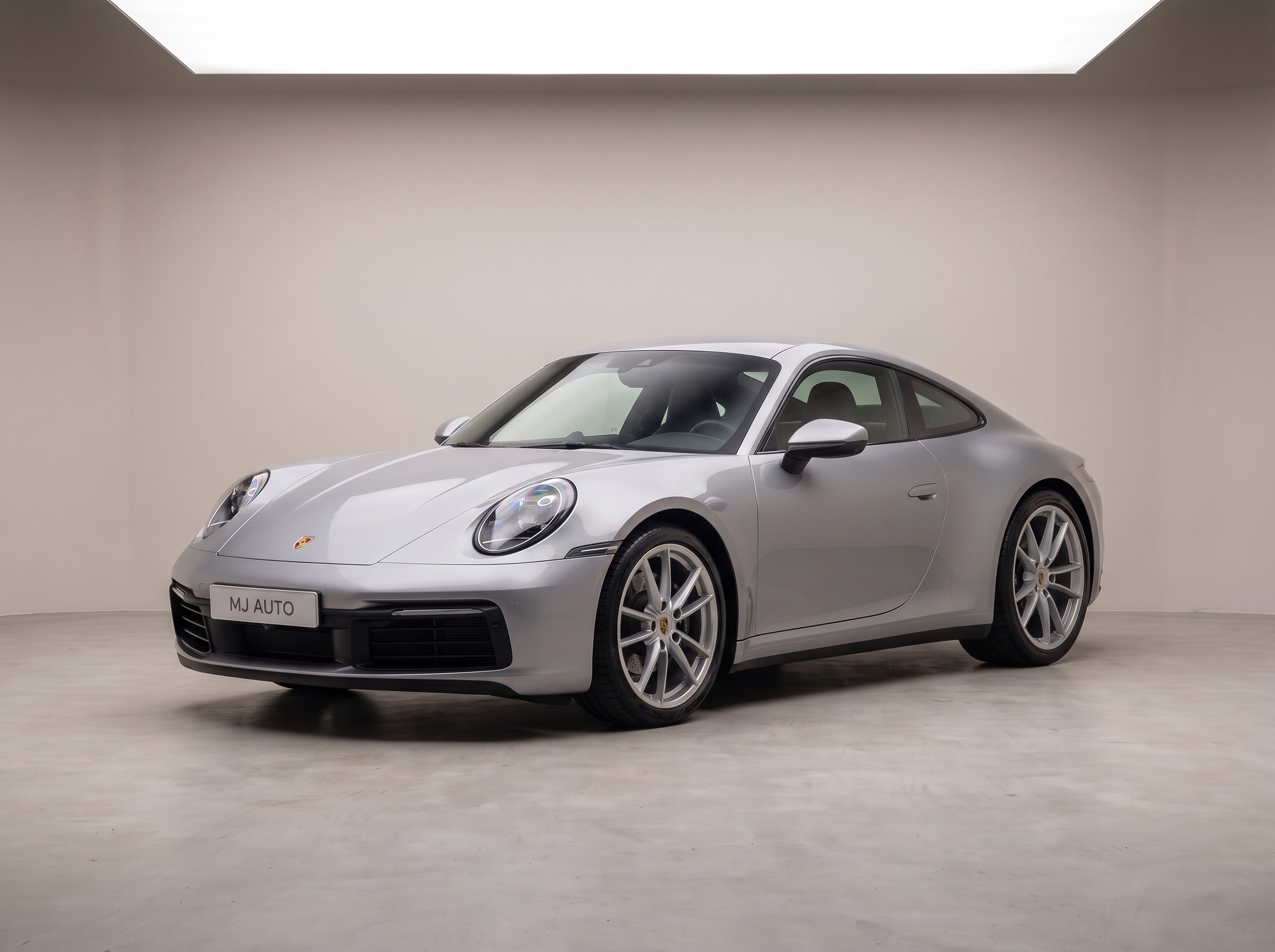 AI-generated porsche 911 992 studio